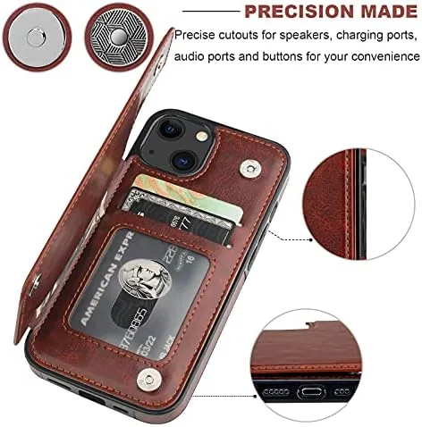 Testing the ONETOP for iPhone 13 Wallet Case with Card Holder,Brown | over two weeks