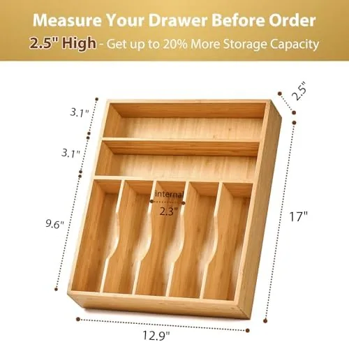 Tray removed from the drawer showing the slot depth