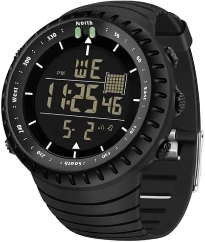 Men's Digital Sports Watch Military Waterproof Tactical Watch with LED Backlight Watches for Men Review: Tested and Rated