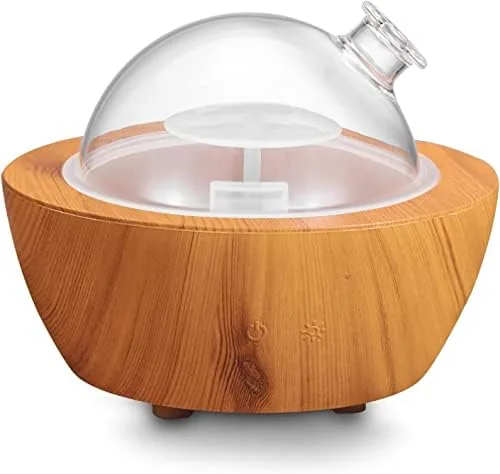 280ml Glass Essential Oil Diffuser Wood Grain Base Air Aroma Diffusers for Aromatherapy Cool Review: Tested and Rated