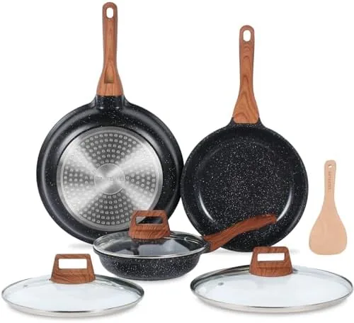 ESLITE LIFE Ceramic Frying Pan Set Review: Nonstick Without the Worry
