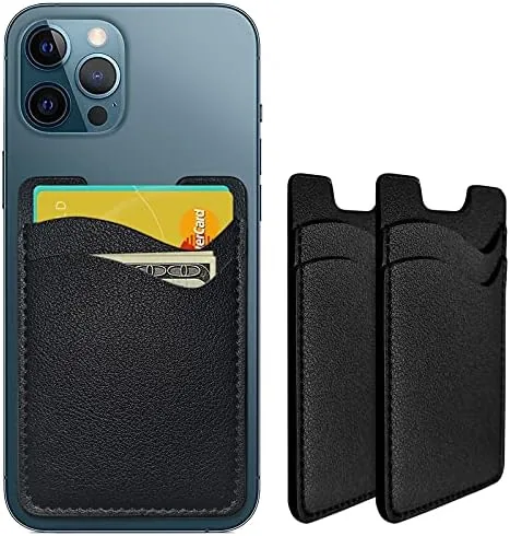 Phone Card Holder, Leather Phone Wallet Stick On Card Holder Back of Phone | Review: Tested and Rated
