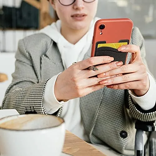 The Phone Card Holder, Leather Phone Wallet Stick On Card Holder compared in context
