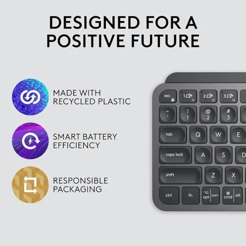 The Logitech MX Keys Mini Minimalist Wireless Illuminated Keyboard - Graphite compared in context