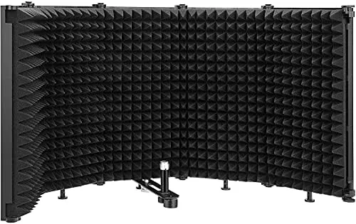 Close look at the Microphone Isolation Shield - Tripod Stand 2 ft 6" to build quality