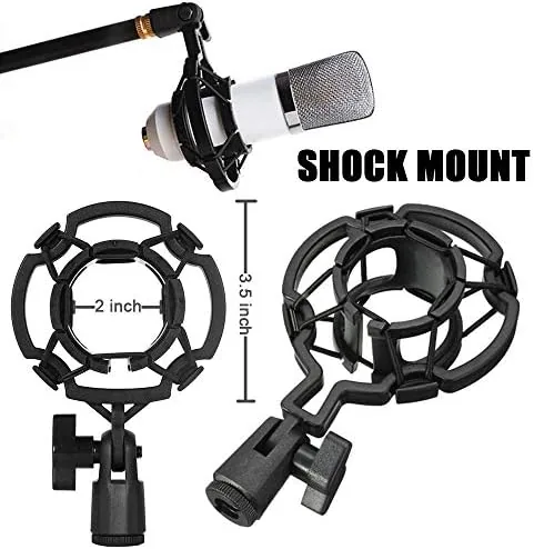 The Microphone Isolation Shield - Tripod Stand 2 ft 6" to in real use