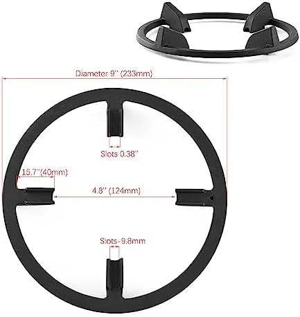 The Charbrofire Wok Ring, Replacement Parts Cast Iron Wok Support Ring in real use