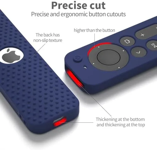 Another view of the Hi Color Silicone Cover Compatible with Apple TV Siri Remote