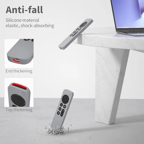 The Hi Color Silicone Cover Compatible with Apple TV Siri Remote in real use