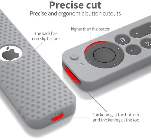 Another view of the Hi Color Silicone Cover Compatible with Apple TV Siri Remote