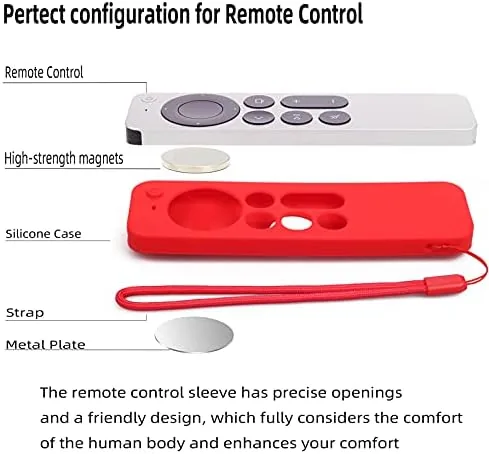 Close look at the Silicone Remote Case for Apple TV 4K 2nd Gen 2021 build quality