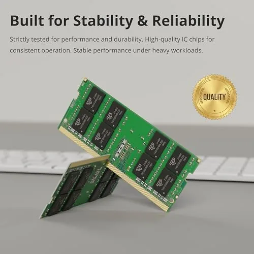 The Timetec 16GB DDR4 3200MHz (PC4-3200AA) PC4-25600 SODIMM Laptop RAM ,  compared in context