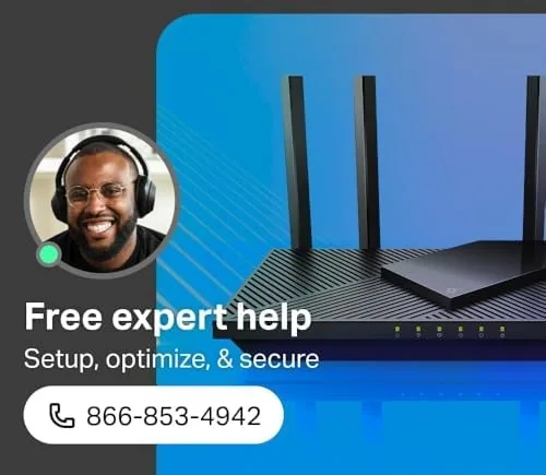The AX21 router next to a more expensive AX3000 router