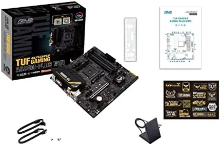 The completed gaming PC build running a game on a monitor