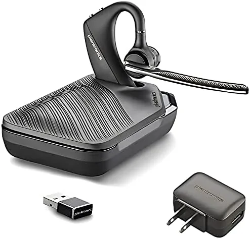 Overview of the Plantronics Voyager 5200-UC Bluetooth Headset Bundle w/Bonus Wall Charger #206110-01-B