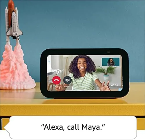 Echo Show 5 Kids showing a timeout message during quiet hours