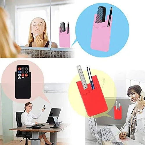 Testing the SHANSHUI Phone Card Holder, Double Silicone Cellphone Wallet Stick On over two weeks