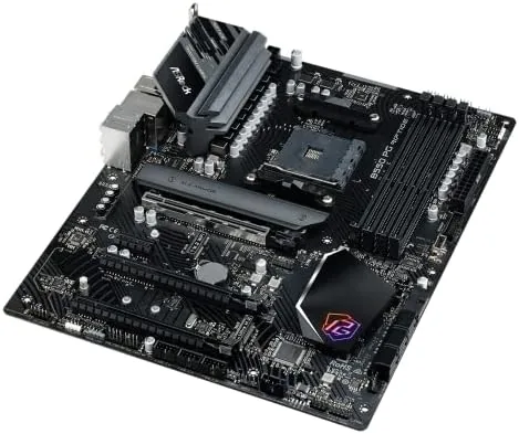 Rear I/O panel of the ASRock B550 PG Riptide showing the 2.5 Gigabit LAN port
