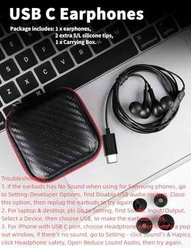 Testing the USB C earbuds with a Pixel phone during a music session