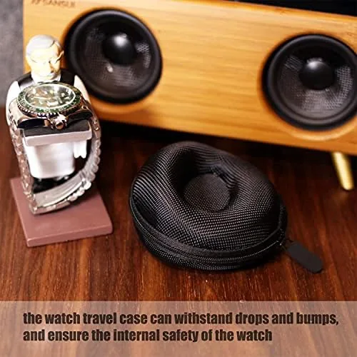 Another view of the Watch Travel Case for Men and Women Portable Single Watch