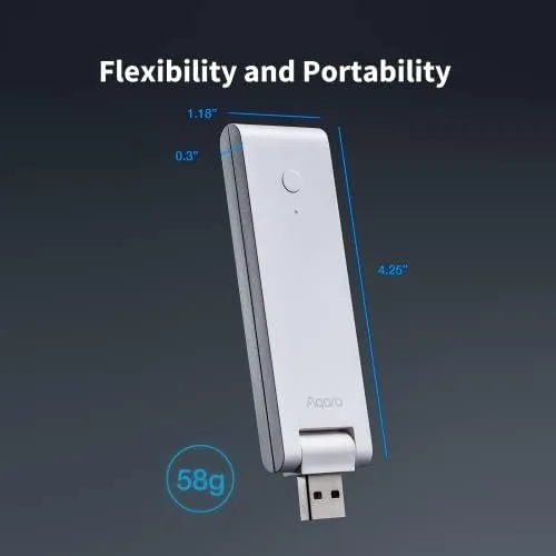 Aqara Hub E1 connected to Aqara door and temperature sensors