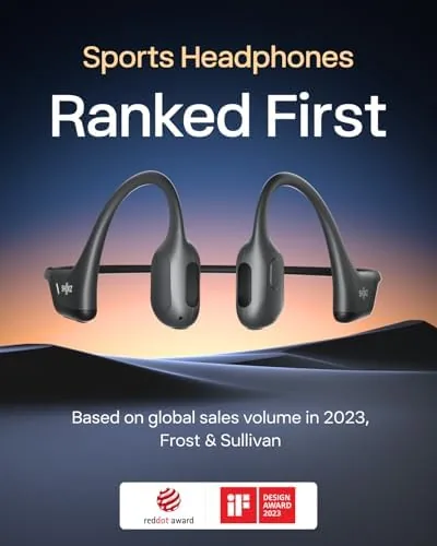 Close look at the SHOKZ OpenRun Pro - Open-Ear Bluetooth Bone Conduction Sport Headphones build quality