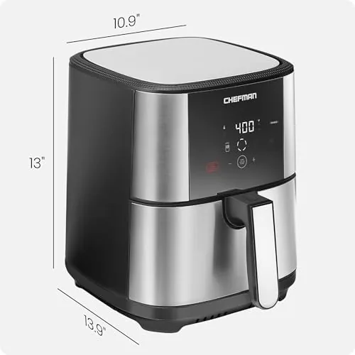 Testing the Chefman TurboFry Touch Air Fryer, Large 5-Quart Family Size, One over two weeks