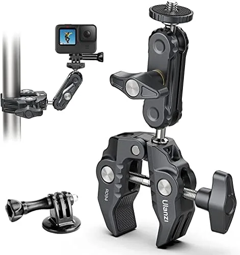 Overview of the ULANZI Super Clamp Camera Clamp Mount Monitor 360° Ballhead Magic