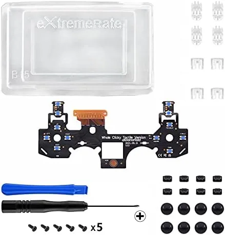 Installed controller with the new buttons visible in the shell