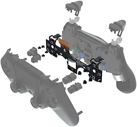Fighting game being played with the modded controller