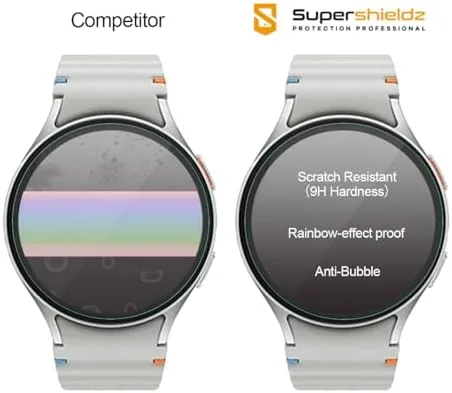 The Supershieldz (3 Pack) Designed for Samsung Galaxy Watch 7, 6 in real use
