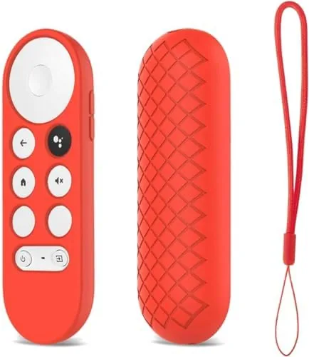 USTIYA Case for Chromecast with Google TV Voice Remote Cover (Red) Review: Tested and Rated