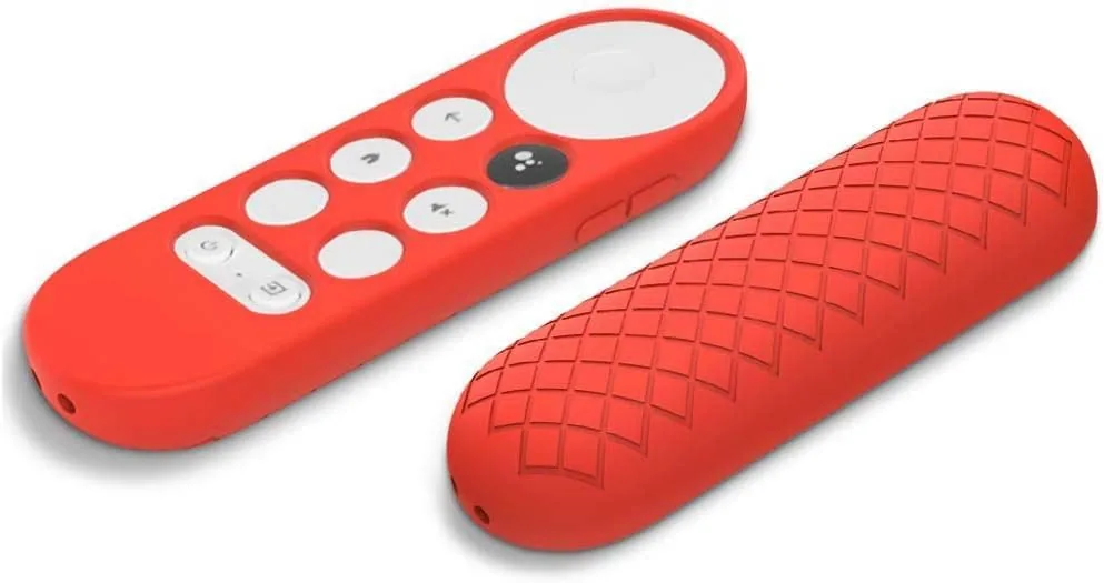 Testing the USTIYA Case for Chromecast with Google TV Voice Remote Cover (Red) over two weeks