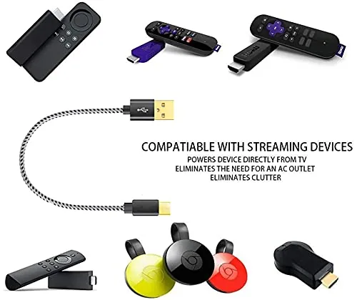 The Amazon Fire Stick USB Power Cable - 2 Pack, Compatible compared in context