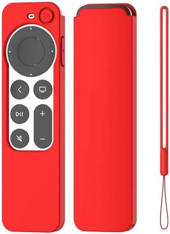 Compatible with Apple TV 4K Siri Remote Case 2021, Red | Silky-Soft Anti-Slip Protective Review: Tested and Rated
