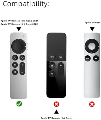 Close look at the Compatible with Apple TV 4K Siri Remote Case 2021, Red build quality
