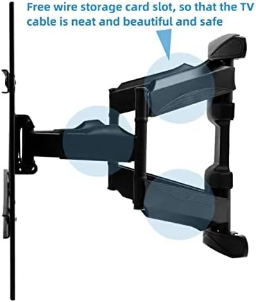 The mount with the adapter plate showing the VESA bolt pattern