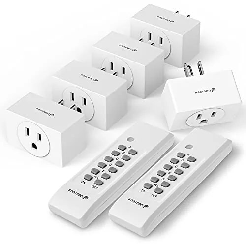 Overview of the Fosmon Wireless Remote Control Outlet Plug Indoor, Battery Operated On/Off