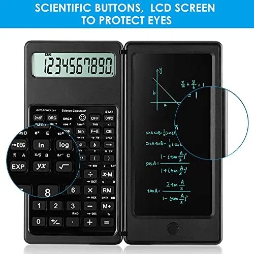 The IPepul Scientific Calculators for Students, 10-Digit Large Screen, Math Calculator in real use
