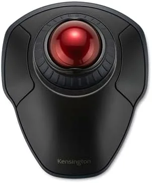 Kensington Orbit Wireless Trackball with Scroll Ring - Black-Red (K70990WW), | Scroll ring for Review: Tested and Rated