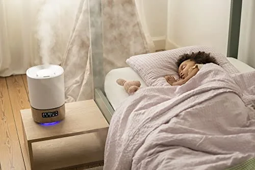 Close look at the Safety 1st Connected Smart Humidifier ,  1 Gallon (3.8L) Tank build quality