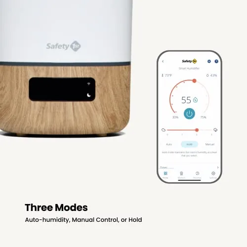 The Safety 1st Connected Smart Humidifier ,  1 Gallon (3.8L) Tank compared in context