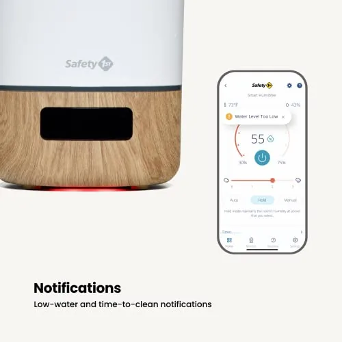 Testing the Safety 1st Connected Smart Humidifier ,  1 Gallon (3.8L) Tank over two weeks