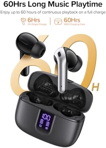 The TAGRY X08 earbuds in use while exercising outdoors