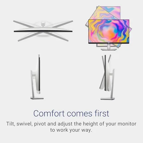 Comparison of the Dell S2722QC with the LG 27UP850 and BenQ PD2705U