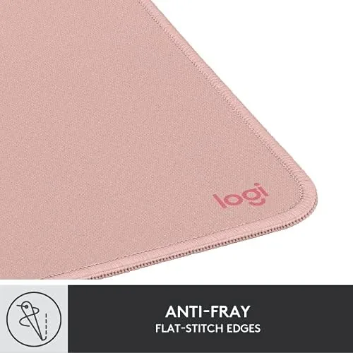 The Logitech Studio Series Small Mouse Pad, Anti-Slip 9x8 Inches, Darker compared in context