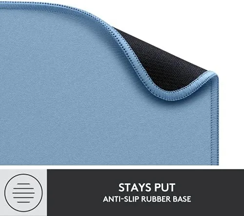 Testing the Logitech Studio Series Small Mouse Pad, Anti-Slip 9x8 Inches, Blue over two weeks