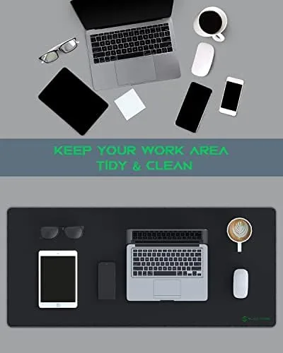 The Black Shark Gaming Mouse Pad Desk Mat (35.4" × 15.8" compared in context