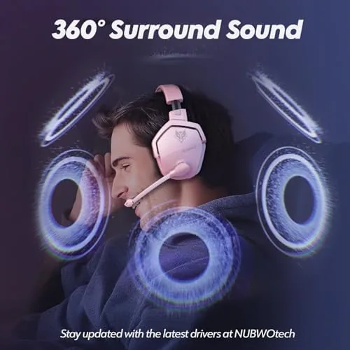 The headset being worn during a gaming session