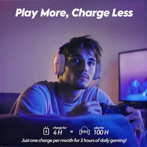 The headset in use with a phone connected over Bluetooth
